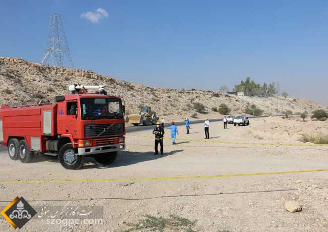 مانور مشترک پدافند غیرعامل منطقه عملیاتی نار و کنگان و شرکت پالایش گاز فجر جم 4