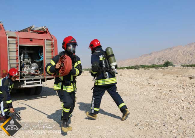مانور مشترک پدافند غیرعامل منطقه عملیاتی نار و کنگان و شرکت پالایش گاز فجر جم 6