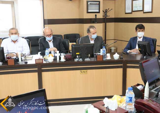 نشست مشترک مدیران شرکت بهره برداری نفت و گاز زاگرس جنوبی و پالایش گاز فجر جم 3