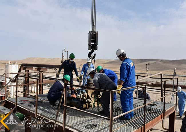 تثبیت یک‌میلیون مترمکعب گاز در روز؛ با تعویض تاج چاه ۶۵ خانگیران شرکت بهره‌برداری نفت و گاز شرق