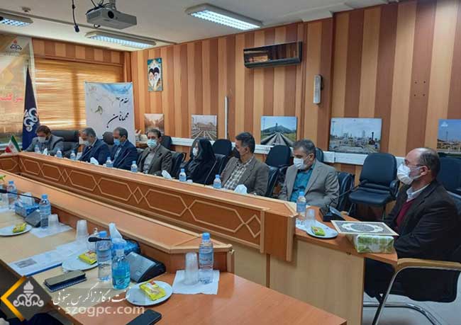 آیین معارفه سرپرست حراست شرکت نفت و گاز غرب 1