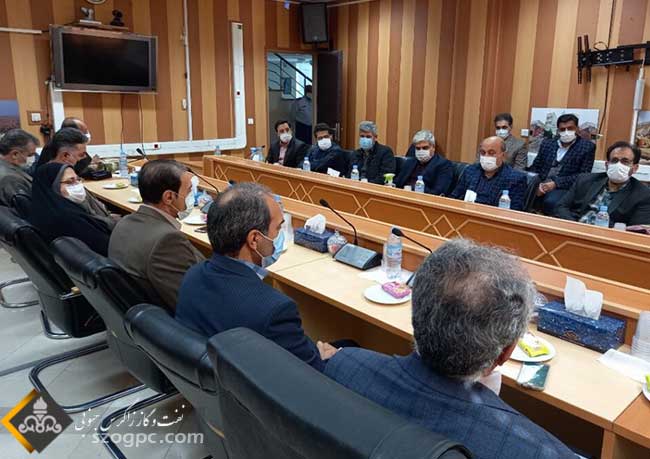 آیین معارفه سرپرست حراست شرکت نفت و گاز غرب 3