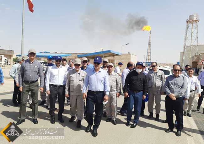 گزارش تصویری بازدید مدیرعامل شرکت نفت مناطق مرکزی ایران و هیات همراه از میدان نفتی آذر و پروژه نمکزدایی دهلران