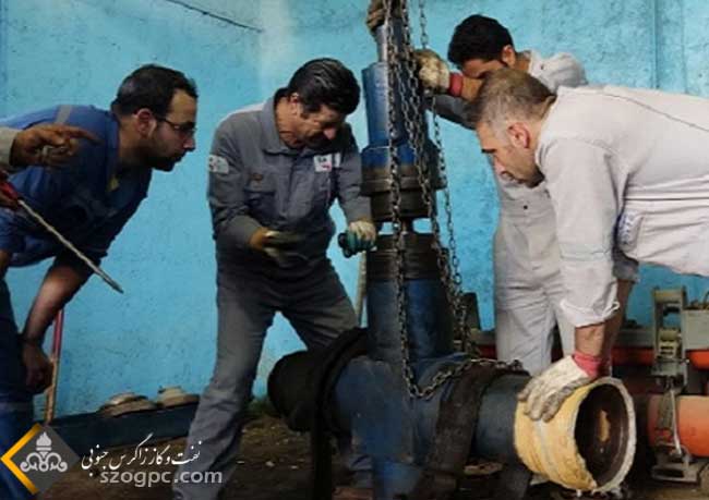 با تعمیر شیر فوران‌گیر؛ ضریب ایمنی چاه‌های نفت منطقه عملیاتی چشمه‌خوش افزایش یافت