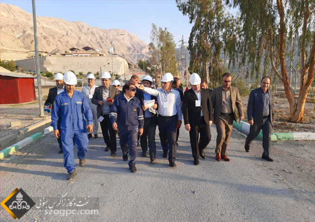 گزارش تصویری بازدید مدیرعامل شرکت نفت مناطق مرکزی ایران و هیات همراه از منطقه عملیاتی تنگ بیجار
