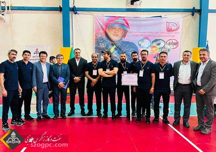 عناوین برتر آتش نشانان شرکت نفت مناطق مرکزی ایران 13