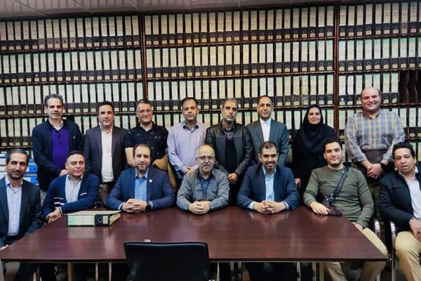 بازدید اعضای شورای بازرسی و حفاظت فنی نفت مرکزی از سامانه بازرسی پالایشگاه آبادان