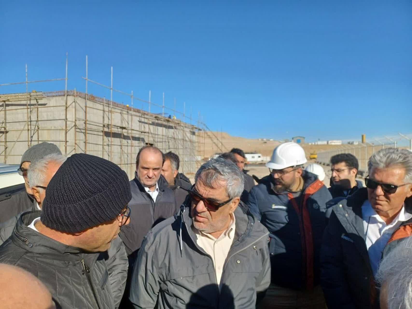 بازدید مدیرعامل شرکت ملی نفت ایران از میدان گازی توس 3