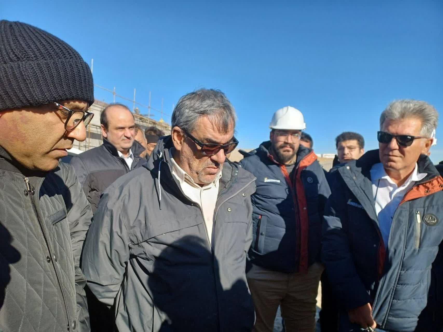 بازدید مدیرعامل شرکت ملی نفت ایران از میدان گازی توس 4