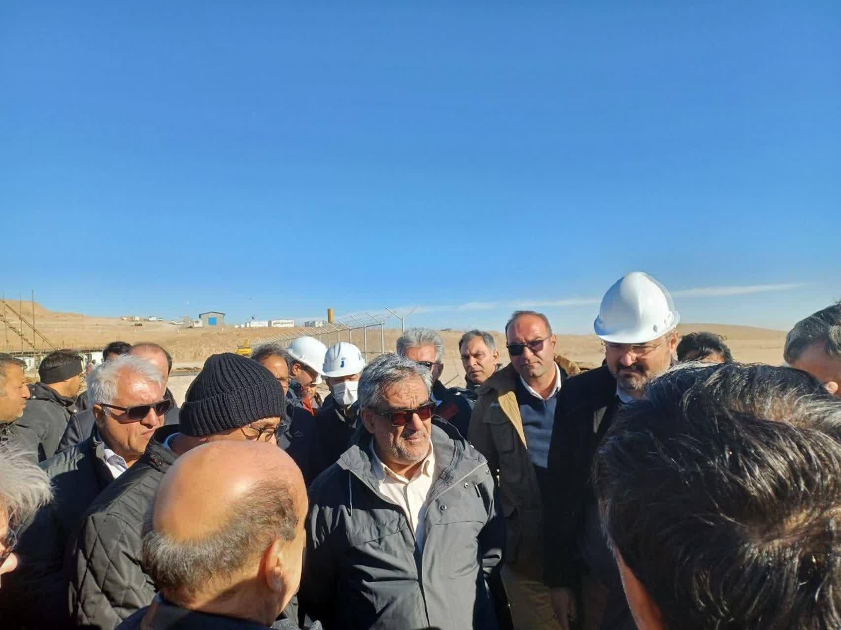 بازدید مدیرعامل شرکت ملی نفت ایران از میدان گازی توس 5