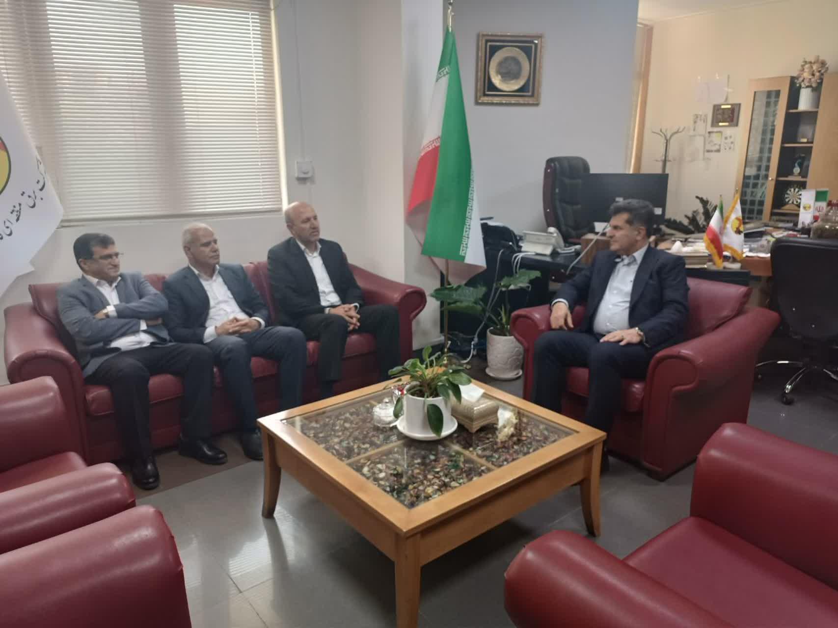 نشست مدیران عامل شرکت بهره برداری نفت و گاز زاگرس جنوبی و برق منطقه ای فارس با حضور سایر مدیران