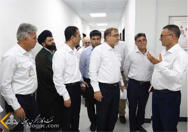 بازدید مدیرعامل شرکت زاگرس جنوبی از منطقه عملیاتی نار و کنگان 12