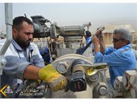 آغاز تعمیرات اساسی بدون توقف تولید در مراکز جمع آوری گاز منطقه عملیاتی آغار و دالان 9