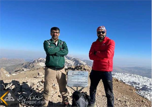 صعود کوهنوردان زاگرس جنوبی به ارتفاعات پازن پیر 5
