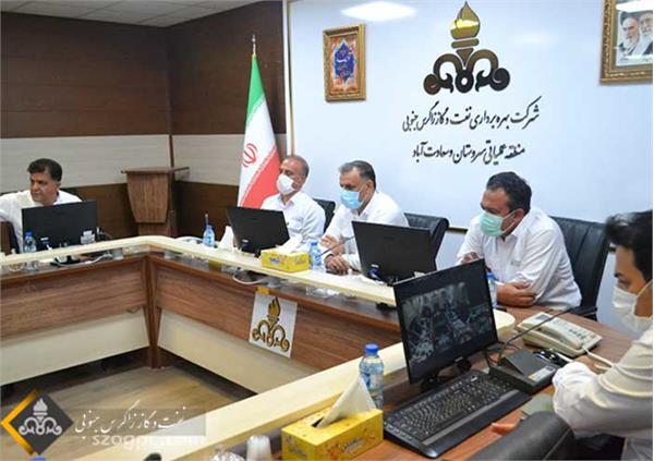 مراسم تکریم و معارفه مدیر منابع انسانی شرکت بهره‌برداری نفت و گاز زاگرس جنوبی 21