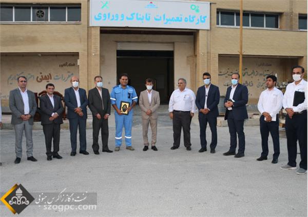 بازدید مدیرعامل از منطقه عملیاتی پارسیان 10