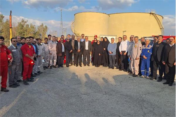 آیین آغاز طرح توسعه میادین نفتی سومار، سامان و دلاوران 2