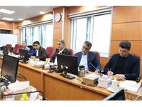 جلسه ای با حضور مدیر عامل و روسای خدمات پشتیبانی مناطق عملیاتی 6