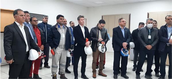 بازدید مدیر عامل نفت مناطق مرکزی از میدانهای گازی تنگ بیجار ، باباقیر و بانکول 4