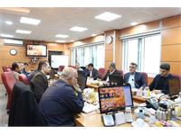 جلسه ای با حضور مدیر عامل و روسای خدمات پشتیبانی مناطق عملیاتی 7