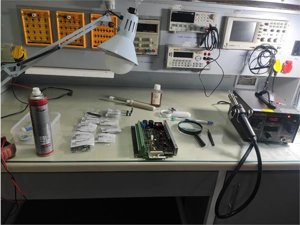 کارت کنترل کننده سیستم سوخت توربین‌های ایستگاه تقویت فشار نار و کنگان 1