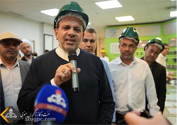 بازدید مدیرعامل شرکت ملی نفت ایران از تأسیسات شرکت نفت مناطق مرکزی ایران در استان فارس 4