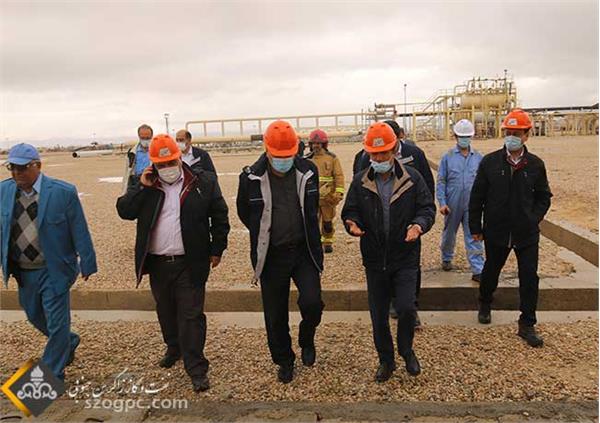بازدید میدانی مدیر عامل نفت مرکزی از منطقه عملیاتی پارسیان  2