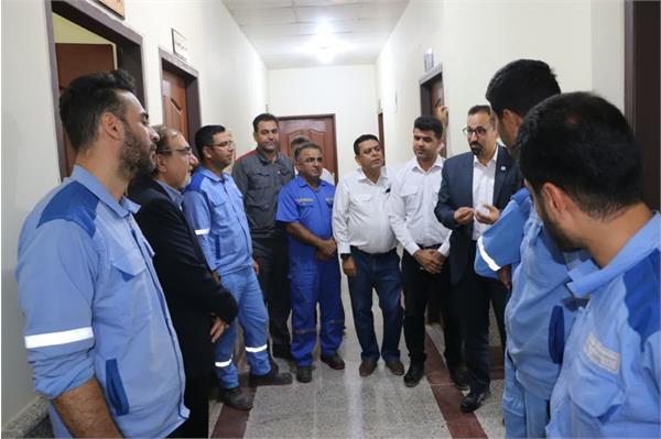 بازدید مدیر عامل شرکت بهره برداری نفت و گاز زاگرس جنوبی ازمنطقه عملیاتی سرخون و گشوی جنوبی 5