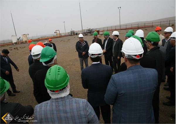 بازدید روسای روابط عمومی شرکت های تابعه ملی نفت ایران از منطقه عملیاتی خانگیران 1