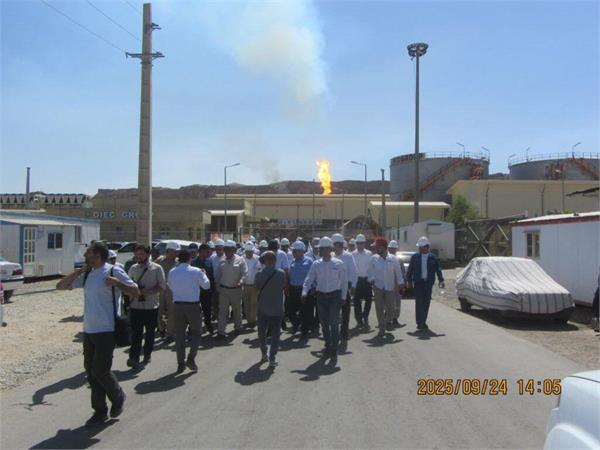 بازدید مدیر عامل شرکت ملی نفت ایران از مناطق عملیاتی غرب 13