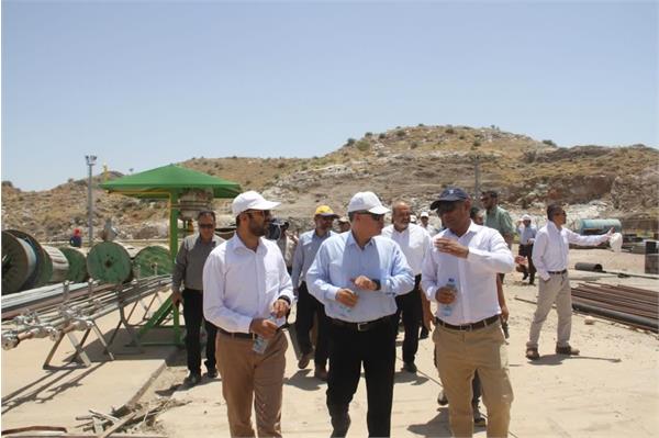 بازدید مدیرعامل نفت‌ مناطق مرکزی ایران از میدان‌های گازی باباقیر و بانکول 6