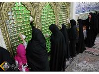 آیین غبارروبی ضریح حرم حضرت معصومه(س) توسط کارکنان شرکت نفت مناطق مرکزی ایران 5