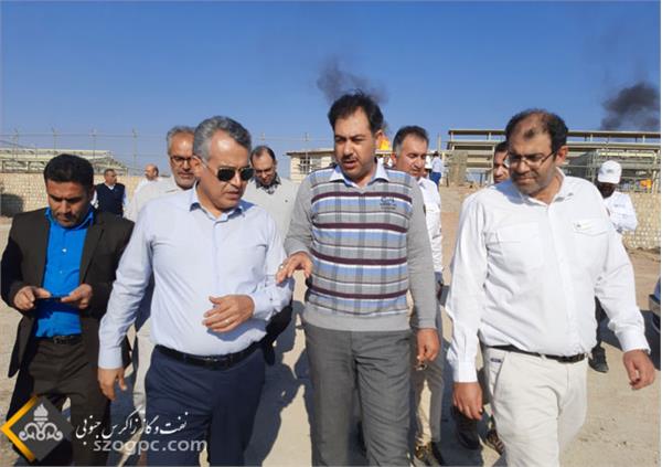 گزارش تصویری بازدید مدیرعامل شرکت نفت مناطق مرکزی ایران از منطقه عملیاتی چشمه خوش 6