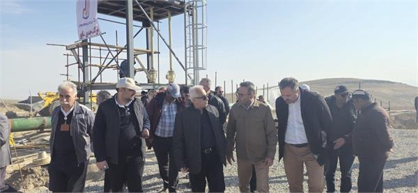 بازدید مدیرعامل شرکت نفت مناطق مرکزی ایران از میدان گازی توس 7