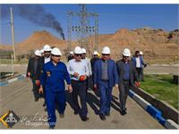 بازدید مدیرعامل و هیات همراه از منطقه عملیاتی و نمکزدایی دهلران و همچنین کارخانه ٣١٠٠ NGL 6