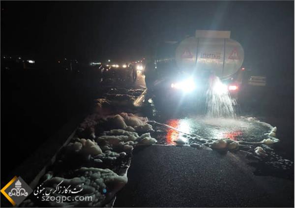 نشتی تانکر سوخت سروستان 1