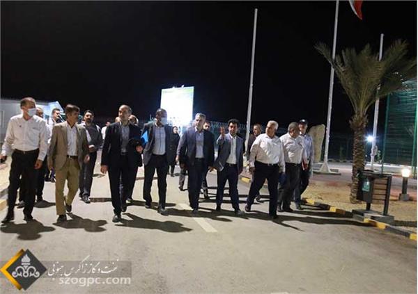 بازدید مدیر عامل نفت مناطق مرکزی ایران از منطقه عملیاتی پارسیان 42