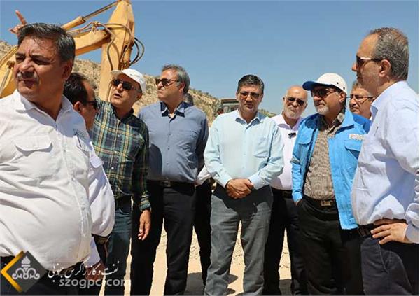 بازدید مدیرعامل شرکت زاگرس جنوبی از منطقه عملیاتی آغار و دالان 18
