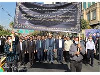 حضور کارکنان زاگرس جنوبی در مراسم تشییع شهدای عملیات تروریستی حرم مطهر شاهچراغ (ع) 3