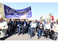 حضور گسترده کارکنان شرکت زاگرس جنوبی در راهپیمایی روز قدس 9