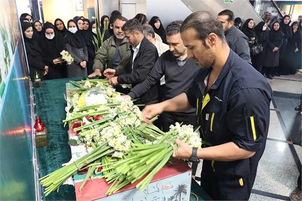 میزبانی شرکت بهره برداری نفت و گاز زاگرس جنوبی از شهید گمنام 19