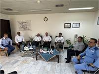 دیدار مدیر عامل و سایر اعضاء هیات مدیره با کارکنان منطقه عملیاتی پارسیان 9