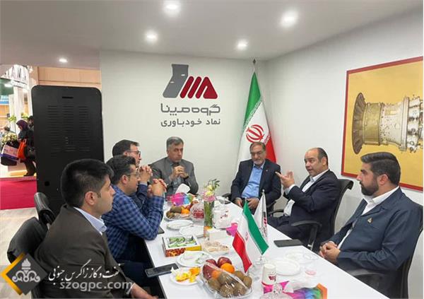 حضور مدیر عامل شرکت بهره برداری نفت و گاز زاگرس جنوبی در نمایشگاه صنعت نفت 9