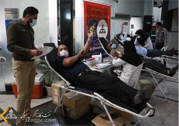 اهداء ١٣٠ هزار سی سی خون کارکنان شرکت بهره برداری نفت و گاز زاگرس جنوبی 9