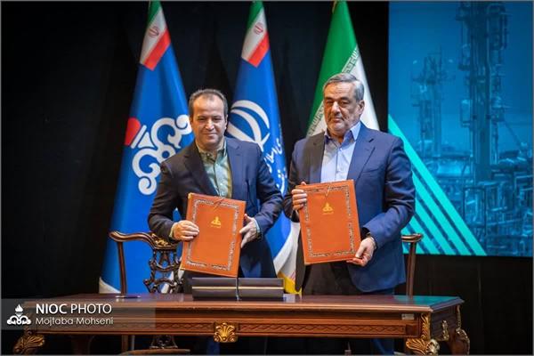 آیین امضای قراردادهای فشارافزایی میدان پارس جنوبی 1