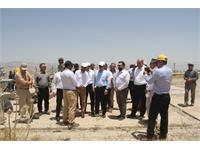 بازدید مدیرعامل نفت‌ مناطق مرکزی ایران از میدان‌های گازی باباقیر و بانکول 7
