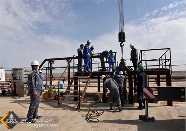 تعویض تاج چاه ۶۵ خانگیران شرکت بهره‌برداری نفت و گاز شرق 6