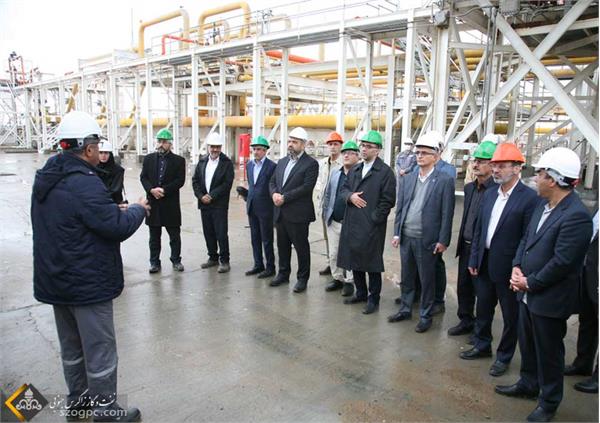 بازدید روسای روابط عمومی شرکت های تابعه ملی نفت ایران از منطقه عملیاتی خانگیران 11