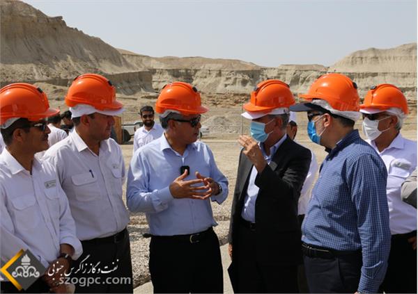 بازدید مدیرعامل شرکت نفت مناطق مرکزی ایران از منطقه عملیاتی سرخون و گشوی جنوبی 6
