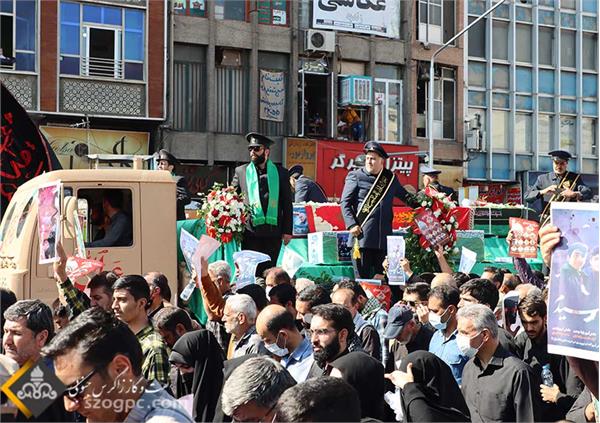 حضور کارکنان زاگرس جنوبی در مراسم تشییع شهدای عملیات تروریستی حرم مطهر شاهچراغ (ع) 8